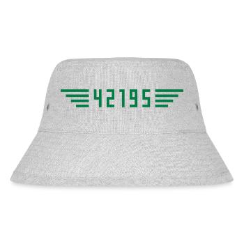 Marathon 42195 meters - Stanley/Stella Recycled Bucket Hat - heather grey - Front