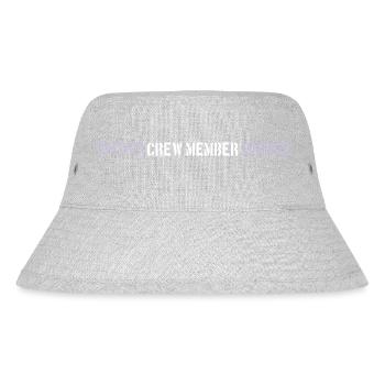 Crew Mitglied Herz Liebe - Stanley/Stella recycelter Bucket Hat - Grau meliert - Vorne