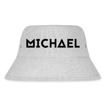 First name Michael - Stanley/Stella Recycled Bucket Hat - heather grey - Front