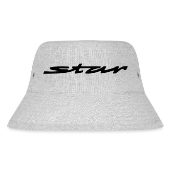 star - Stanley/Stella recycelter Bucket Hat - Grau meliert - Vorne