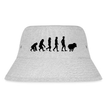 evolution mouton cadeau anti-système complotiste - Bob recyclé Stanley/Stella - gris chiné - Devant