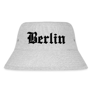 Berlin - Stanley/Stella recycelter Bucket Hat - Grau meliert - Vorne