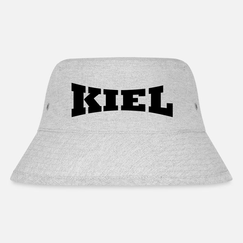 Kiel Schriftzug - Stanley/Stella recycelter Bucket Hat - Grau meliert