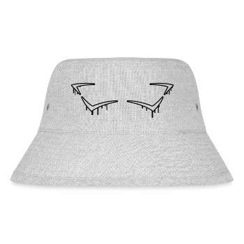 Graffiti Frame - Stanley/Stella recycelter Bucket Hat - Grau meliert - Vorne