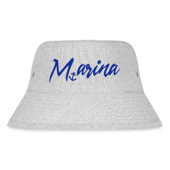 Marina, maritim, Kreuzfahrt - Stanley/Stella recycelter Bucket Hat - Grau meliert - Vorne