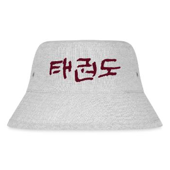 Taekwondo - Stanley/Stella recycelter Bucket Hat - Grau meliert - Vorne