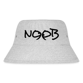 Noob comic eyes cartoon funny - Stanley/Stella Recycled Bucket Hat - heather grey - Front