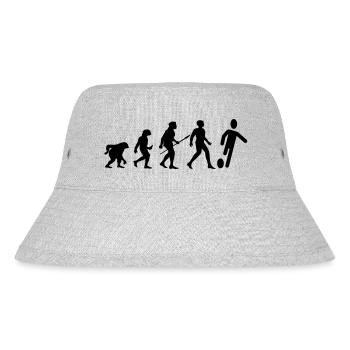 Cool "Evolution Football Shirt" design - Stanley/Stella Recycled Bucket Hat - heather grey - Front