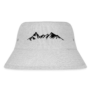 mountains - Stanley/Stella Recycled Bucket Hat - heather grey - Front