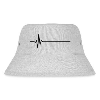 beat_music_arzt_doctor_herz____f1 - Stanley/Stella Recycled Bucket Hat - heather grey - Front