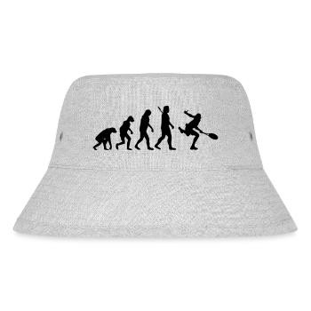 Evolution Tennis - Stanley/Stella recycelter Bucket Hat - Grau meliert - Vorne
