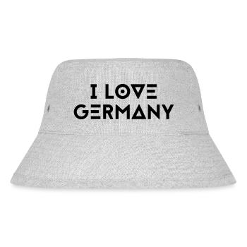 I LOVE GERMANY - Stanley/Stella Recycled Bucket Hat - heather grey - Front