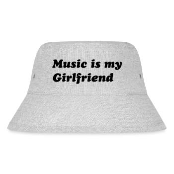 music - Stanley/Stella recycelter Bucket Hat - Grau meliert - Vorne