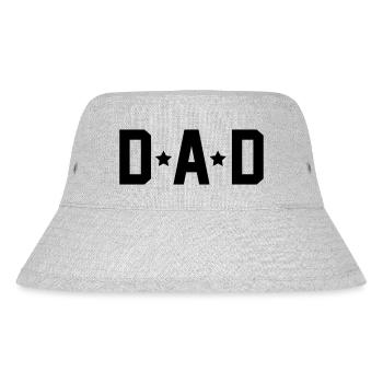 Dad - Stanley/Stella recycelter Bucket Hat - Grau meliert - Vorne