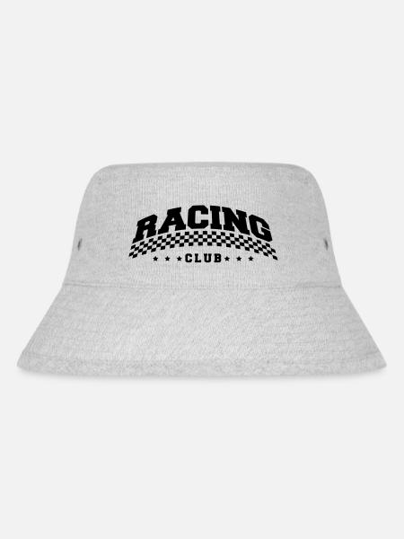 racing_club_design_1 - Stanley/Stella recycelter Bucket Hat - Grau meliert