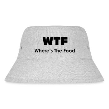 WTF - Stanley/Stella recycelter Bucket Hat - Grau meliert - Vorne