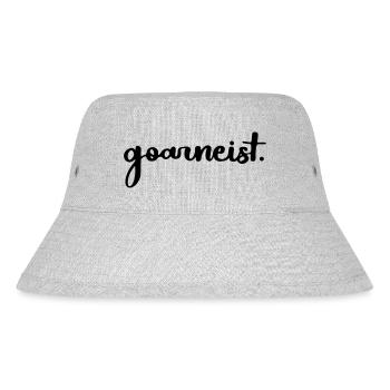 goarneist trier spruch lustig dialekt mosel - Stanley/Stella recycelter Bucket Hat - Grau meliert - Vorne