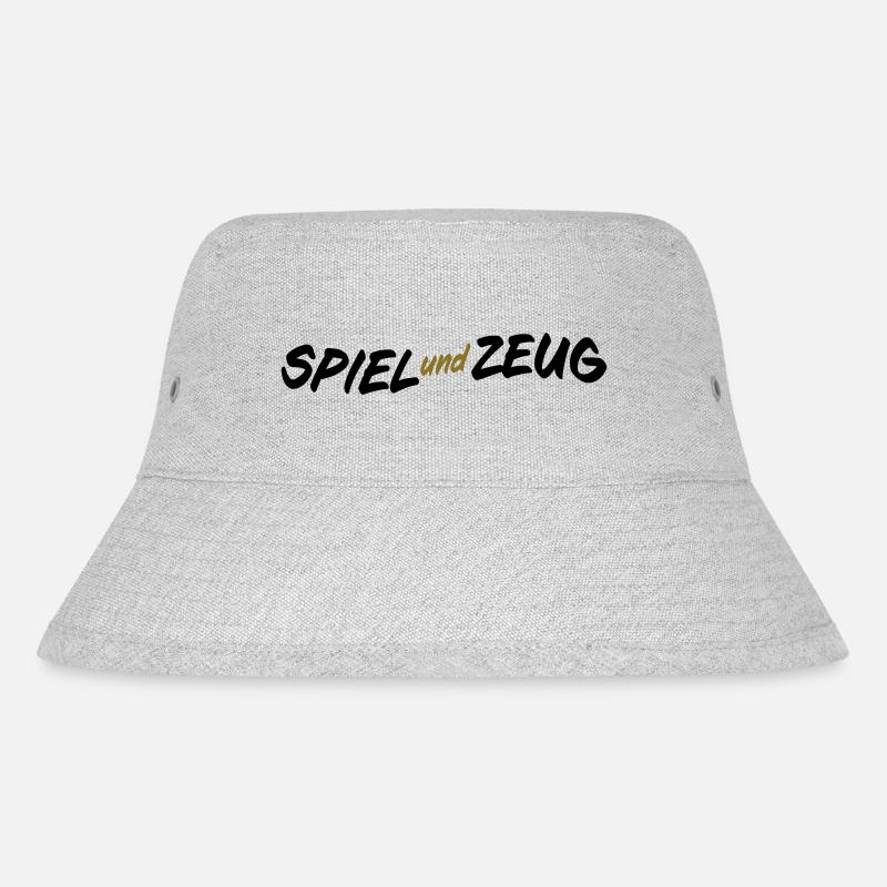 Spiel und Zeug - Stanley/Stella recycelter Bucket Hat - Grau meliert