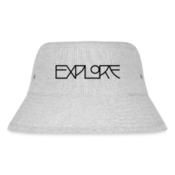 Explore - Stanley/Stella Recycled Bucket Hat - heather grey - Front