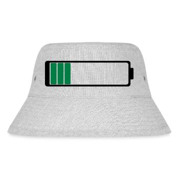 Akku leer - Stanley/Stella recycelter Bucket Hat - Grau meliert - Vorne