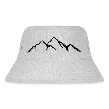 montagne-1 - Stanley/Stella recycelter Bucket Hat - Grau meliert - Vorne