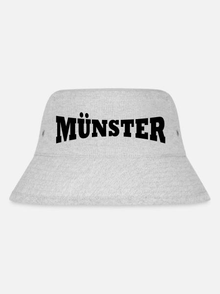 Munster logo - Stanley/Stella Recycled Bucket Hat - heather grey