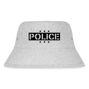 police_f1 - Stanley/Stella Recycled Bucket Hat - heather grey - Front