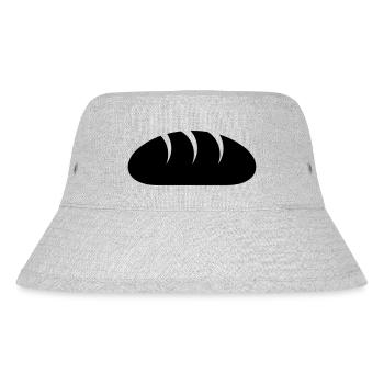 Brot - Stanley/Stella recycelter Bucket Hat - Grau meliert - Vorne