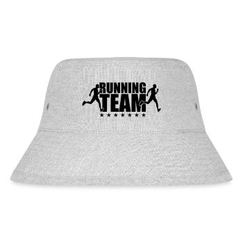 running team - Stanley/Stella Recycled Bucket Hat - heather grey - Front