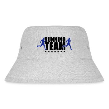 running team - Stanley/Stella Recycled Bucket Hat - heather grey - Front