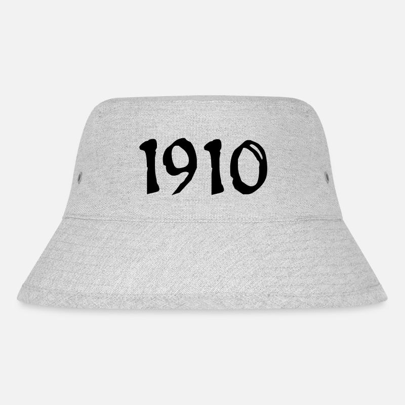 1910_vec_1de - Stanley/Stella Recycled Bucket Hat - heather grey