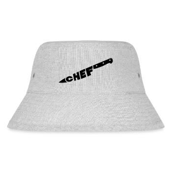 chef couteau - Bob recyclé Stanley/Stella - gris chiné - Devant