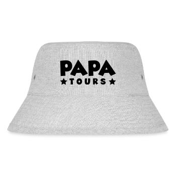 Papa Tours - Stanley/Stella recycelter Bucket Hat - Grau meliert - Vorne
