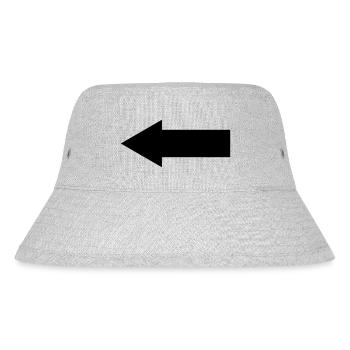 arrow - Stanley/Stella Recycled Bucket Hat - heather grey - Front