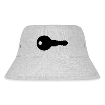 Schlüssel - Stanley/Stella recycelter Bucket Hat - Grau meliert - Vorne