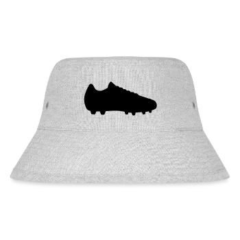 Fußball Schuh - Stanley/Stella recycelter Bucket Hat - Grau meliert - Vorne