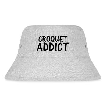 croquet addict - Stanley/Stella Recycled Bucket Hat - heather grey - Front
