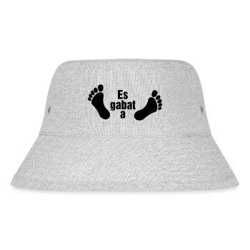 Es gabat a Leich - Stanley/Stella recycelter Bucket Hat - Grau meliert - Vorne