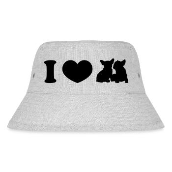 I ♥ frenchies - Bob recyclé Stanley/Stella - gris chiné - Devant