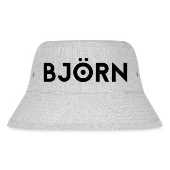 Vorname Björn - Stanley/Stella recycelter Bucket Hat - Grau meliert - Vorne
