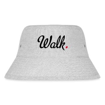 Nordic Walking - Stanley/Stella recycelter Bucket Hat - Grau meliert - Vorne
