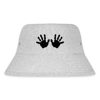 Hands - Stanley/Stella Recycled Bucket Hat - heather grey - Front
