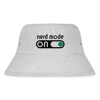 Nerd Mode On (Geek / Computerfreak) - Stanley/Stella recycelter Bucket Hat - Grau meliert - Vorne