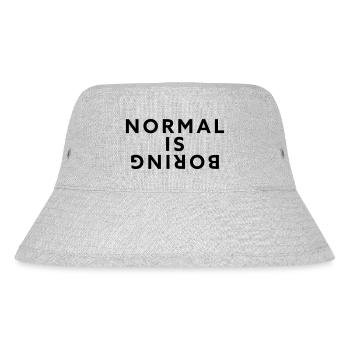 Normal is boring - Stanley/Stella Recycled Bucket Hat - heather grey - Front