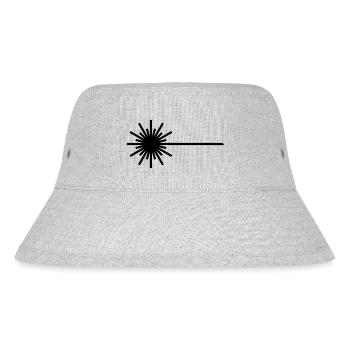 laser_2 - Stanley/Stella recycelter Bucket Hat - Grau meliert - Vorne