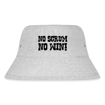 rugby scrum - Stanley/Stella Recycled Bucket Hat - heather grey - Front