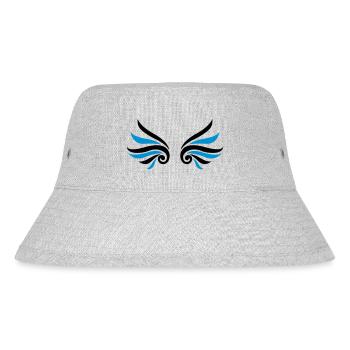 tribal_fluegel_2 - Stanley/Stella Recycled Bucket Hat - heather grey - Front