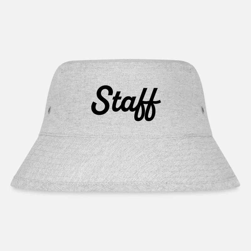 Staff 2 - Stanley/Stella recycelter Bucket Hat - Grau meliert