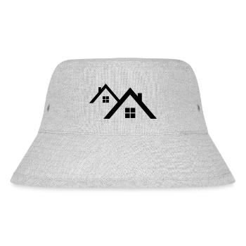 Dach - Stanley/Stella recycelter Bucket Hat - Grau meliert - Vorne