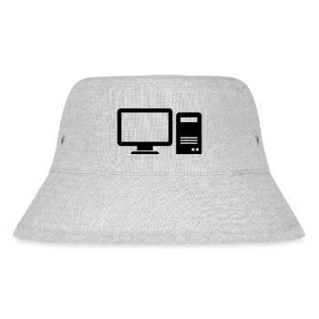 Computer - Stanley/Stella recycelter Bucket Hat - Grau meliert - Vorne